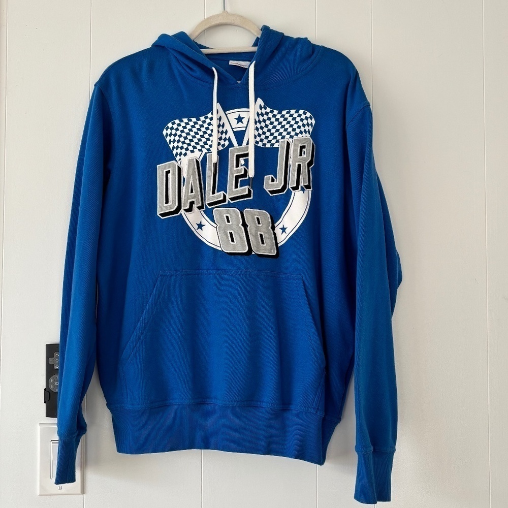 NASCAR Dale Jr. 88 Blue sweatshirt hoodie size L